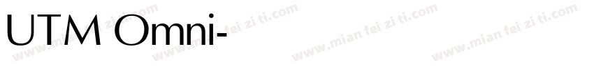 UTM Omni字体转换